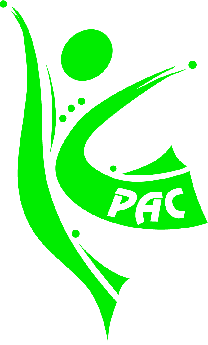 Abstract Green Figure P A C Logo PNG image