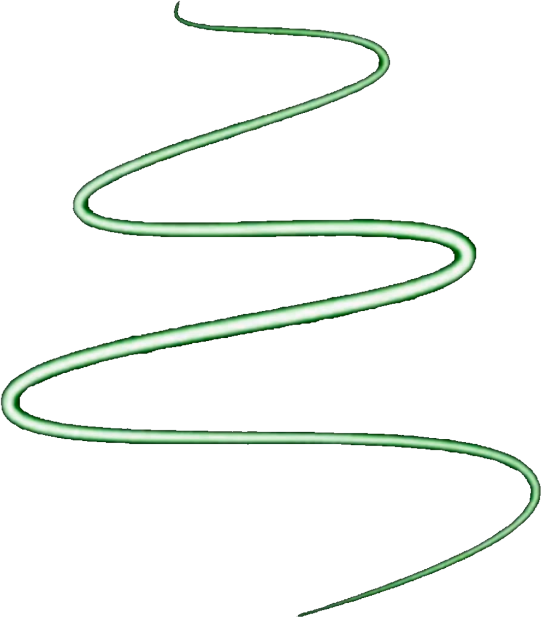 Abstract Green Spiral Graphic PNG image