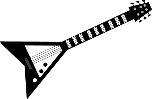 Abstract Guitar Strings Blackand White PNG image