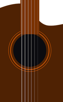 Abstract Guitar Stringsand Soundhole PNG image