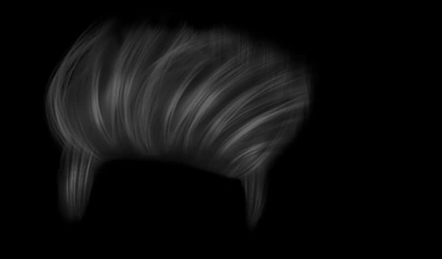 Abstract Hairstyle Silhouette PNG image