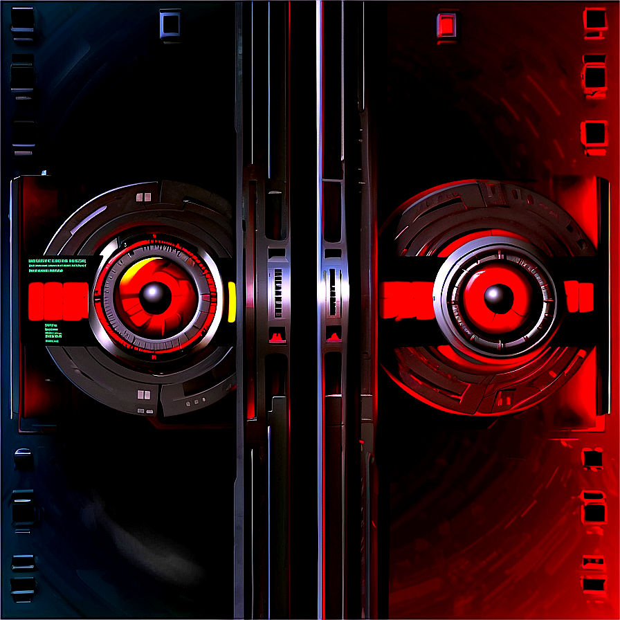 Abstract Hal 9000 Concept Png 06252024 PNG image