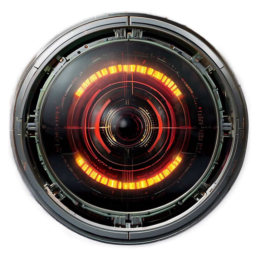 Abstract Hal 9000 Concept Png Fly PNG image