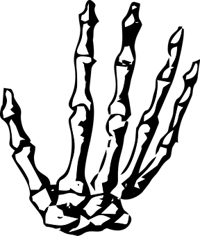 Abstract Hand Silhouette PNG image