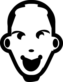 Abstract Happy Face Illusion PNG image