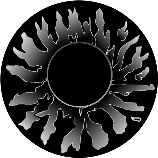 Abstract Healing Leaves Circle PNG image