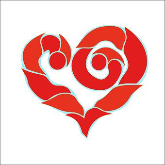 Abstract Heart Design PNG image