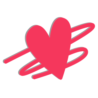 Abstract Heart Design PNG image
