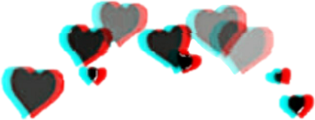 Abstract Heart Filter Overlay PNG image