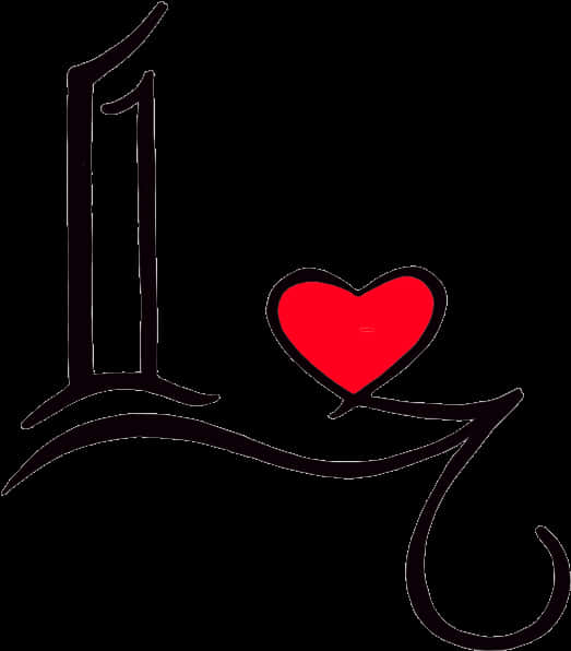 Abstract Heartand Lines Tattoo Design PNG image