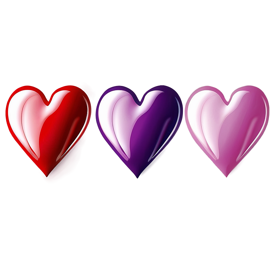 Abstract Hearts Png Dug PNG image