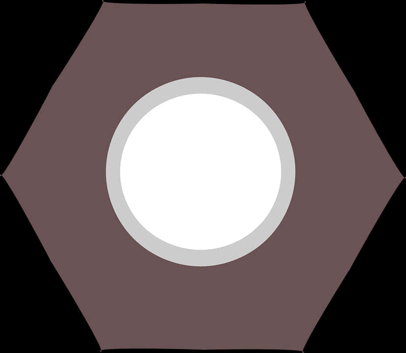 Abstract Hexagonand Circle Design PNG image