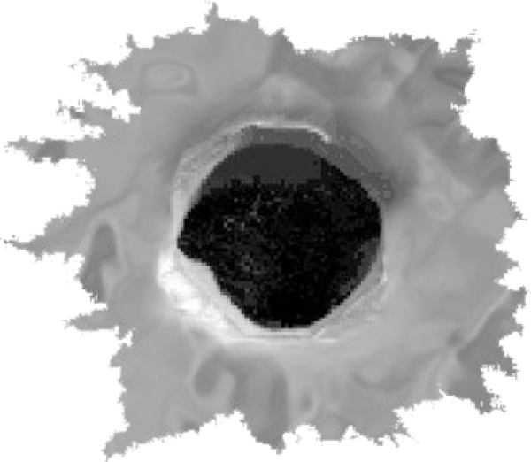 Abstract Hole Illusion PNG image