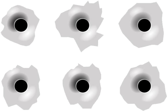 Abstract Hole Illusions PNG image