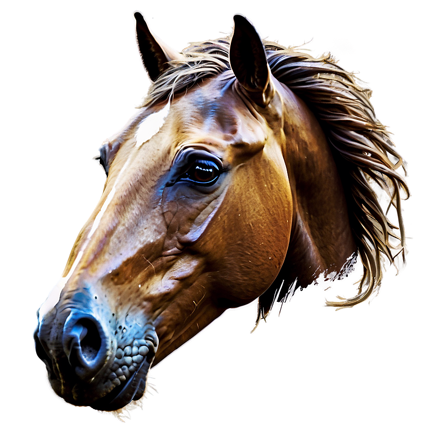 Abstract Horse Head Graphic Png Rax72 PNG image