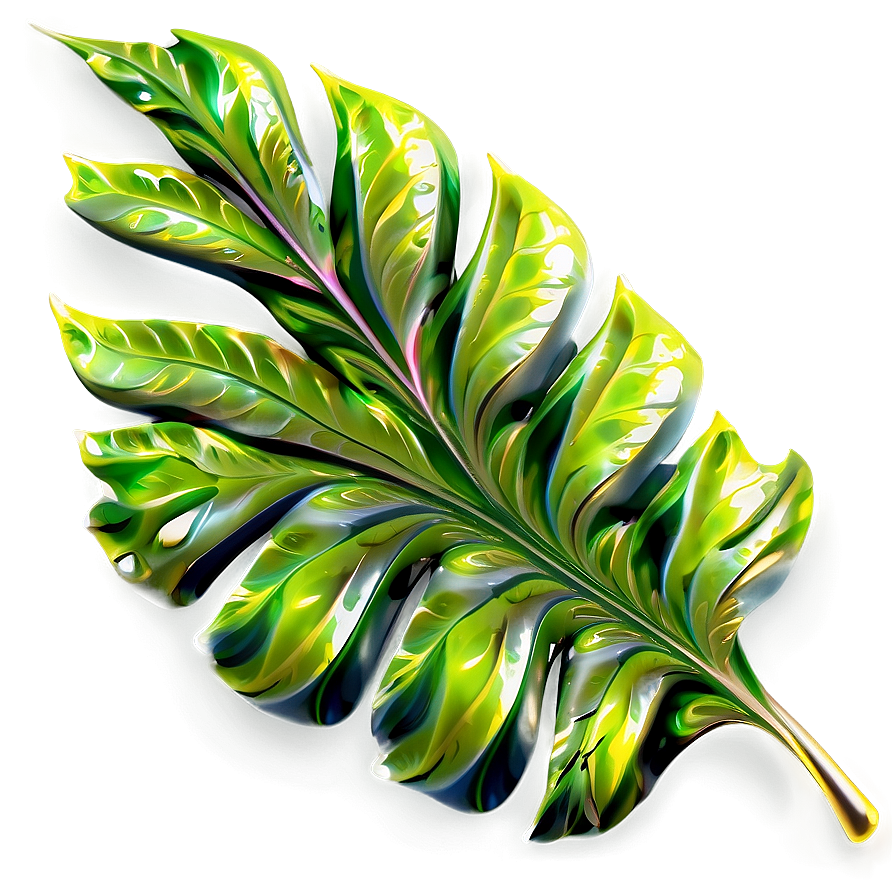 Abstract Leaves Png 05042024 PNG image