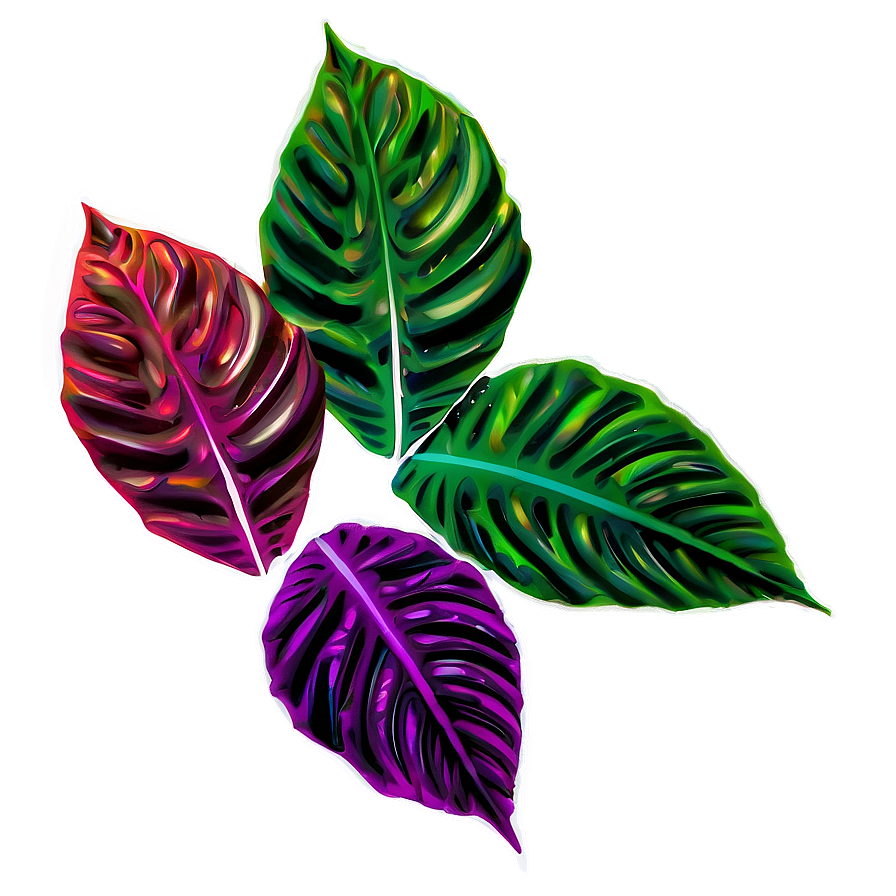 Abstract Leaves Png 05042024 PNG image