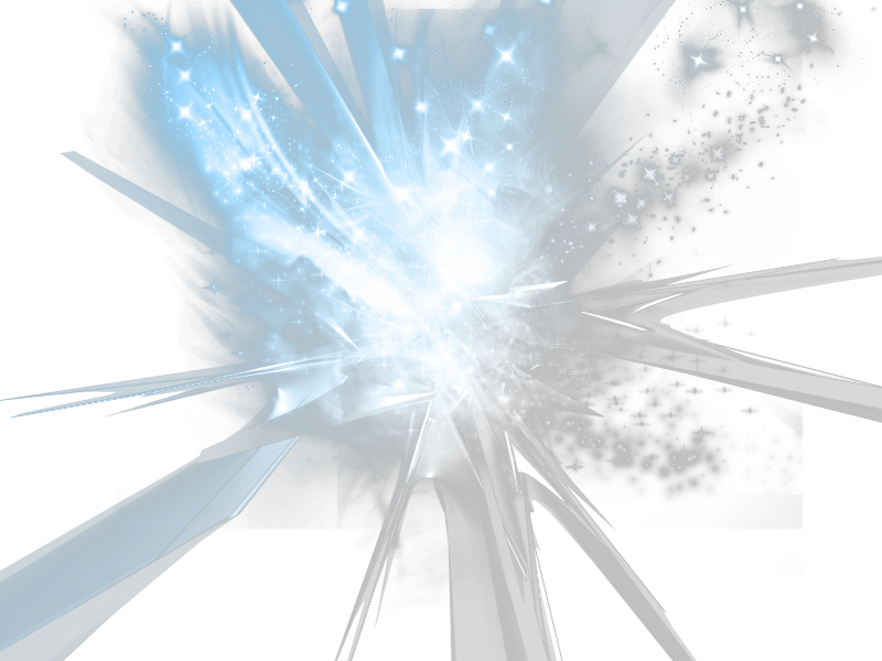 Abstract Light Explosion PNG image