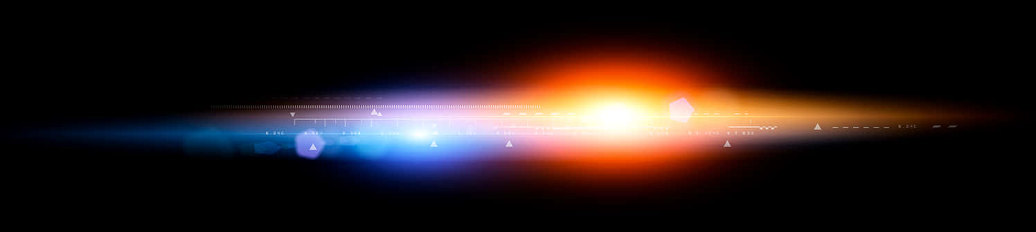 Abstract Light Streaks Banner PNG image