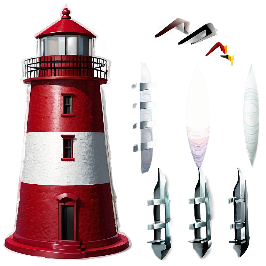 Abstract Lighthouse Png 05242024 PNG image