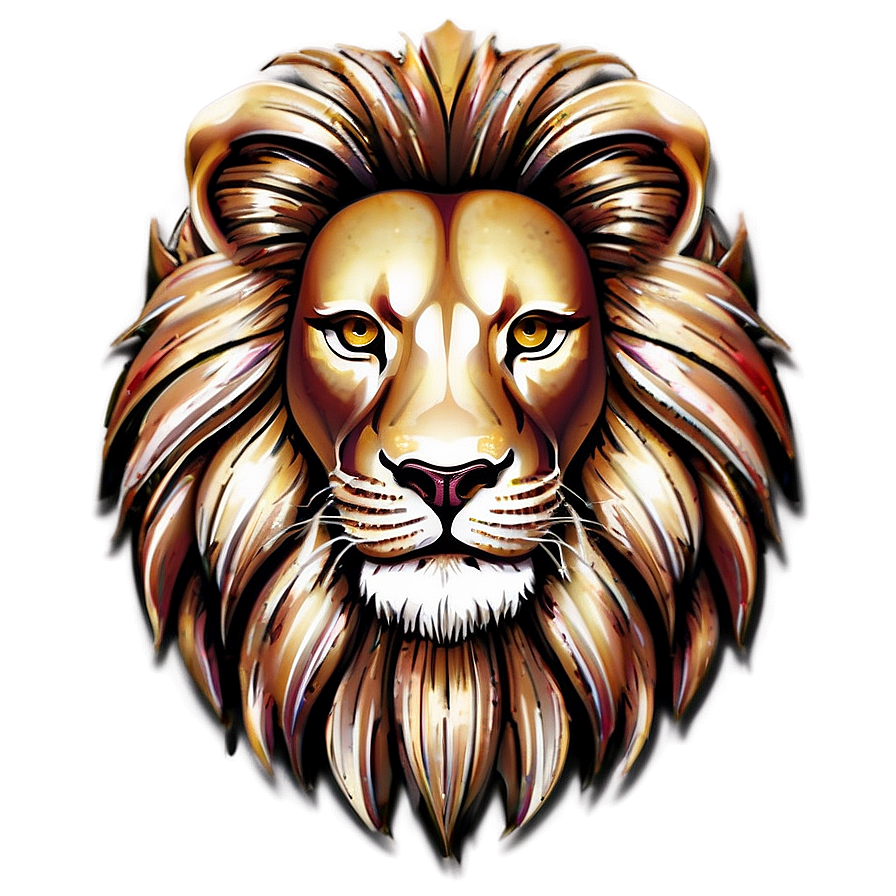 Abstract Lion Art Png Dwh PNG image