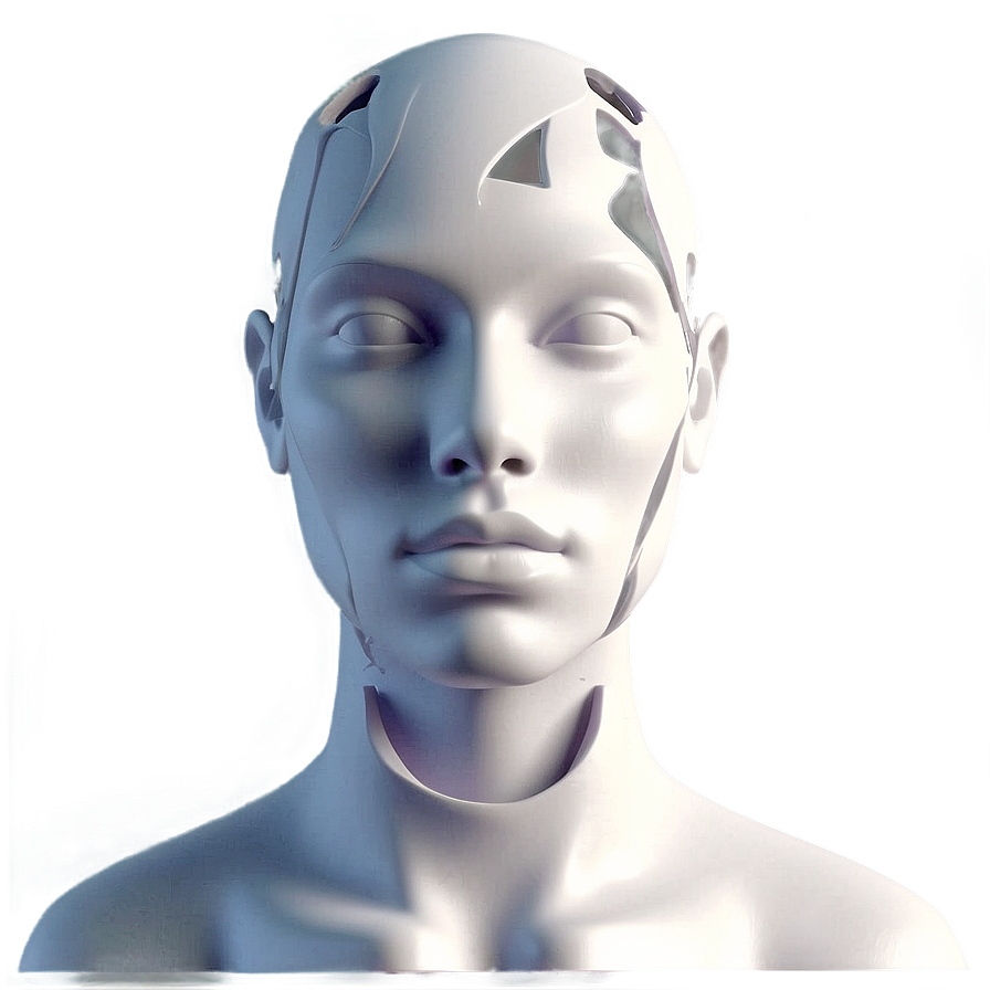 Abstract Mannequin Head Design Png 97 PNG image