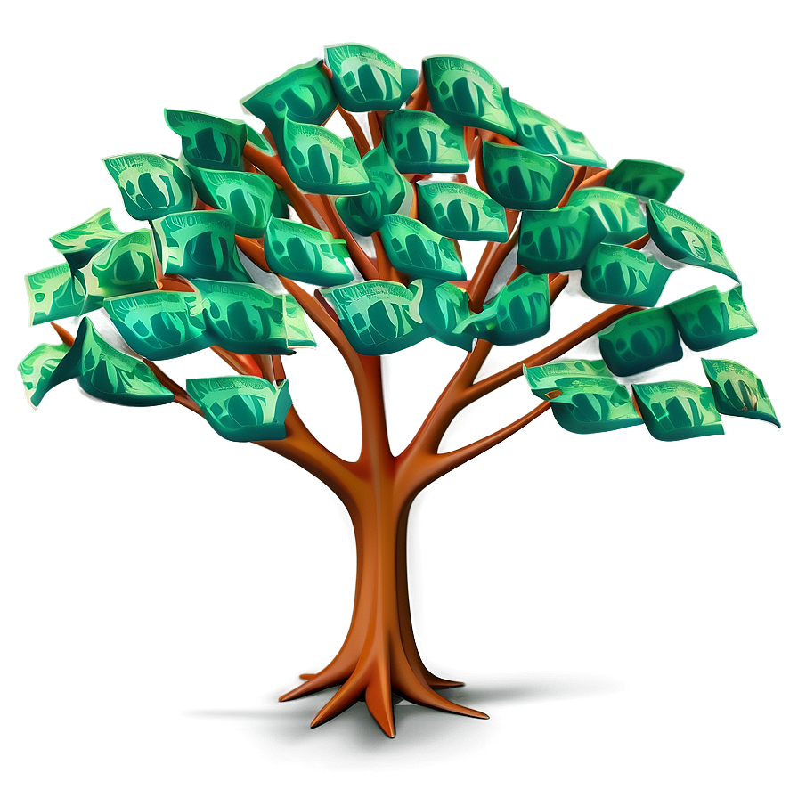 Abstract Money Tree Png 40 PNG image