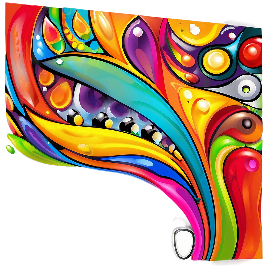 Abstract Mural Art Png 97 PNG image