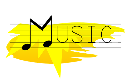 Abstract Music Note Design PNG image