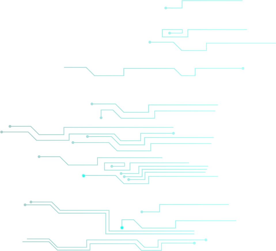 Abstract Neon Circuitry PNG image