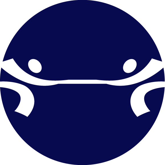 Abstract Ninja Circle Logo PNG image