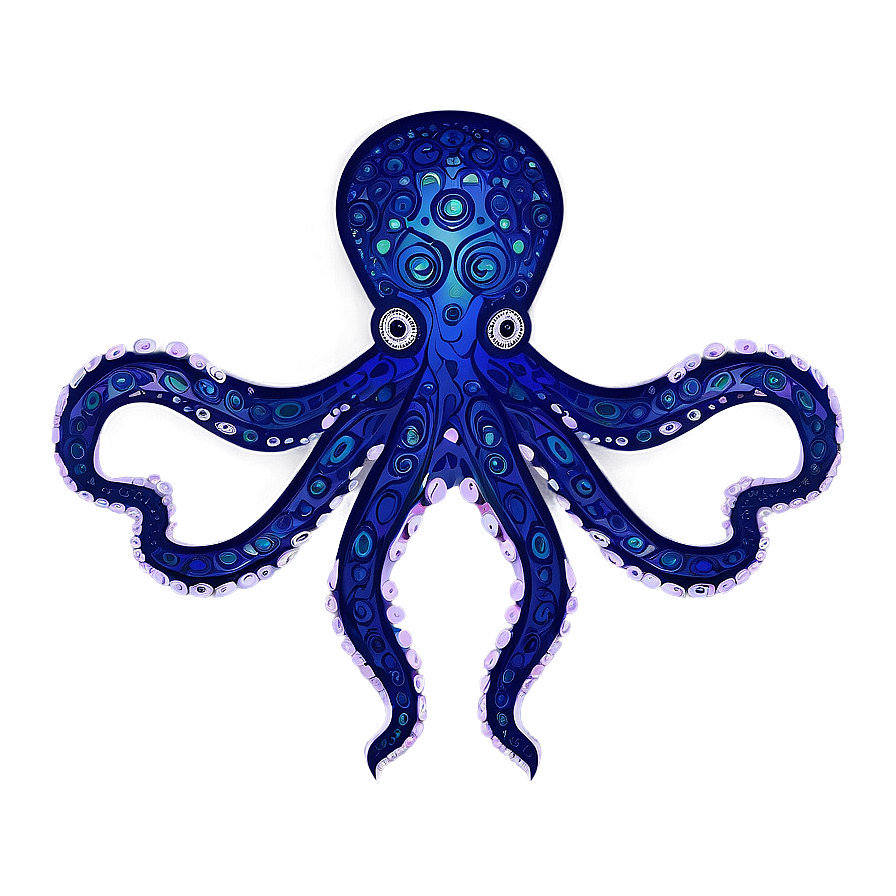 Abstract Octopus Design Png Ohc PNG image