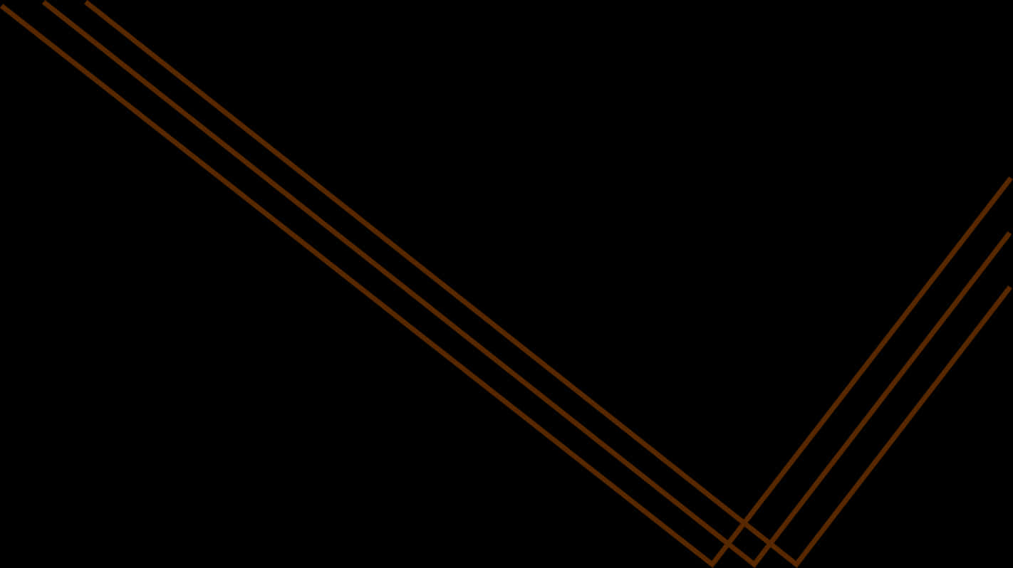 Abstract Orange Lineson Black Background PNG image