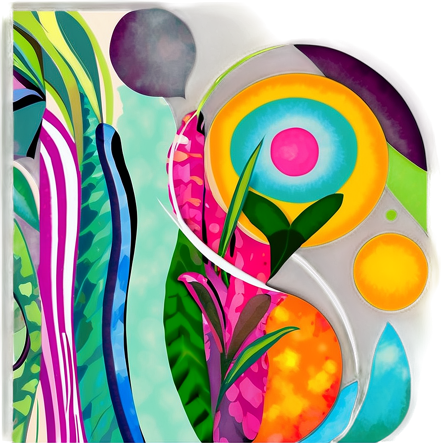 Abstract Organic Shapes Graphic Png 06122024 PNG image