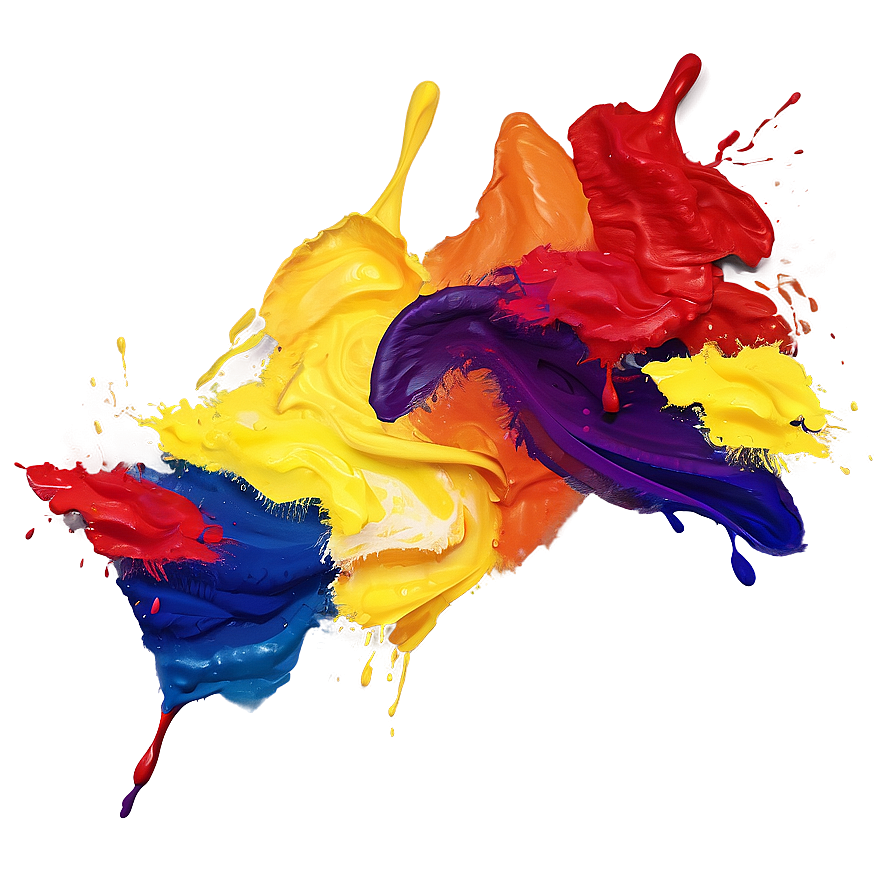 Abstract Paint Art Png 12 PNG image