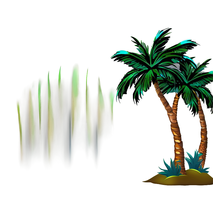 Abstract Palm Tree Png Adv25 PNG image
