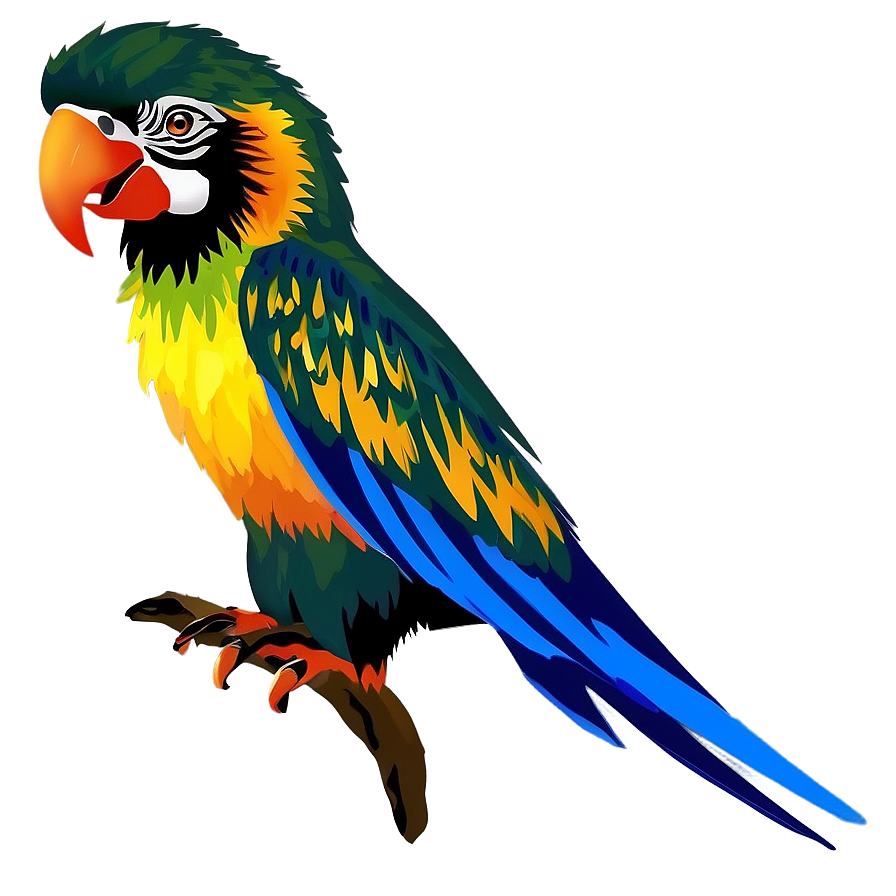 Abstract Parrot Png Otq10 PNG image