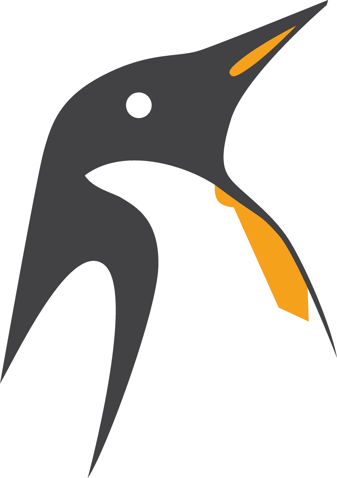 Abstract Penguin Graphic PNG image