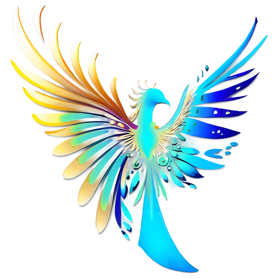 Abstract Phoenix Drawing Png 2 PNG image