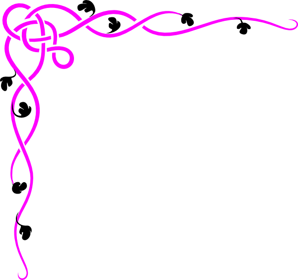 Abstract Pink Knot Design PNG image