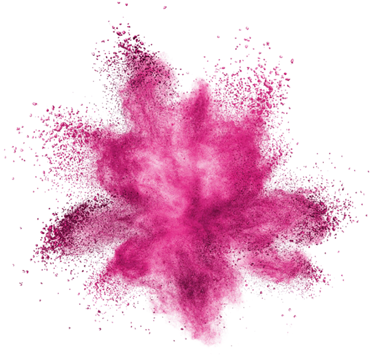 Abstract Pink Particle Explosion PNG image