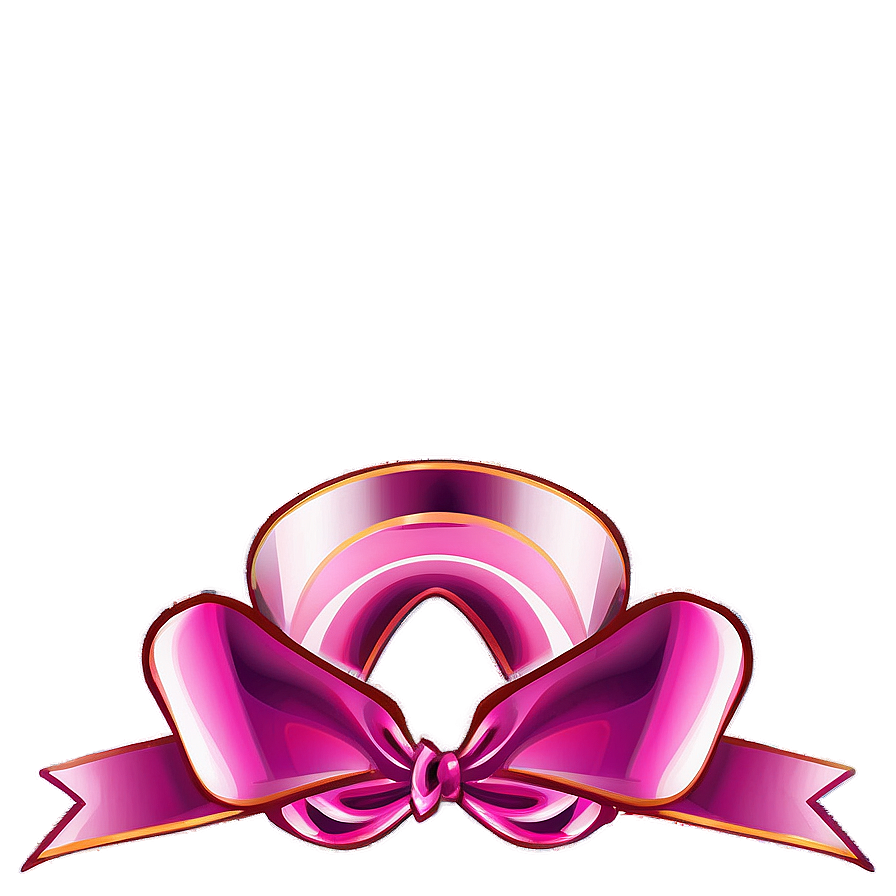 Abstract Pink Ribbon Png 05252024 PNG image