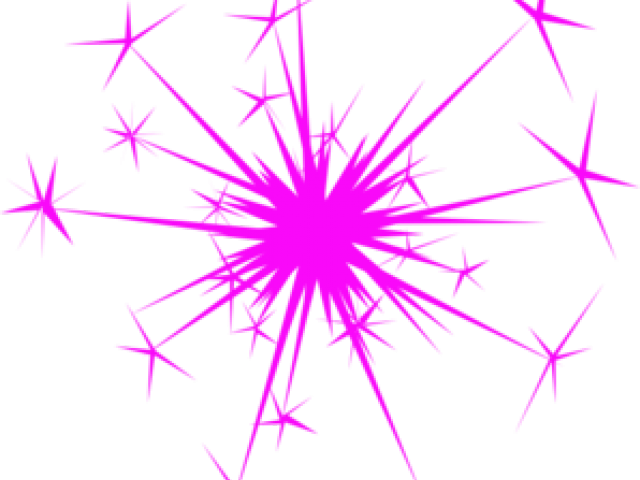 Abstract Pink Sparkle Explosion PNG image