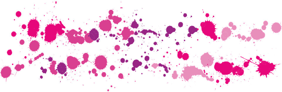 Abstract Pink Splatter Pattern PNG image