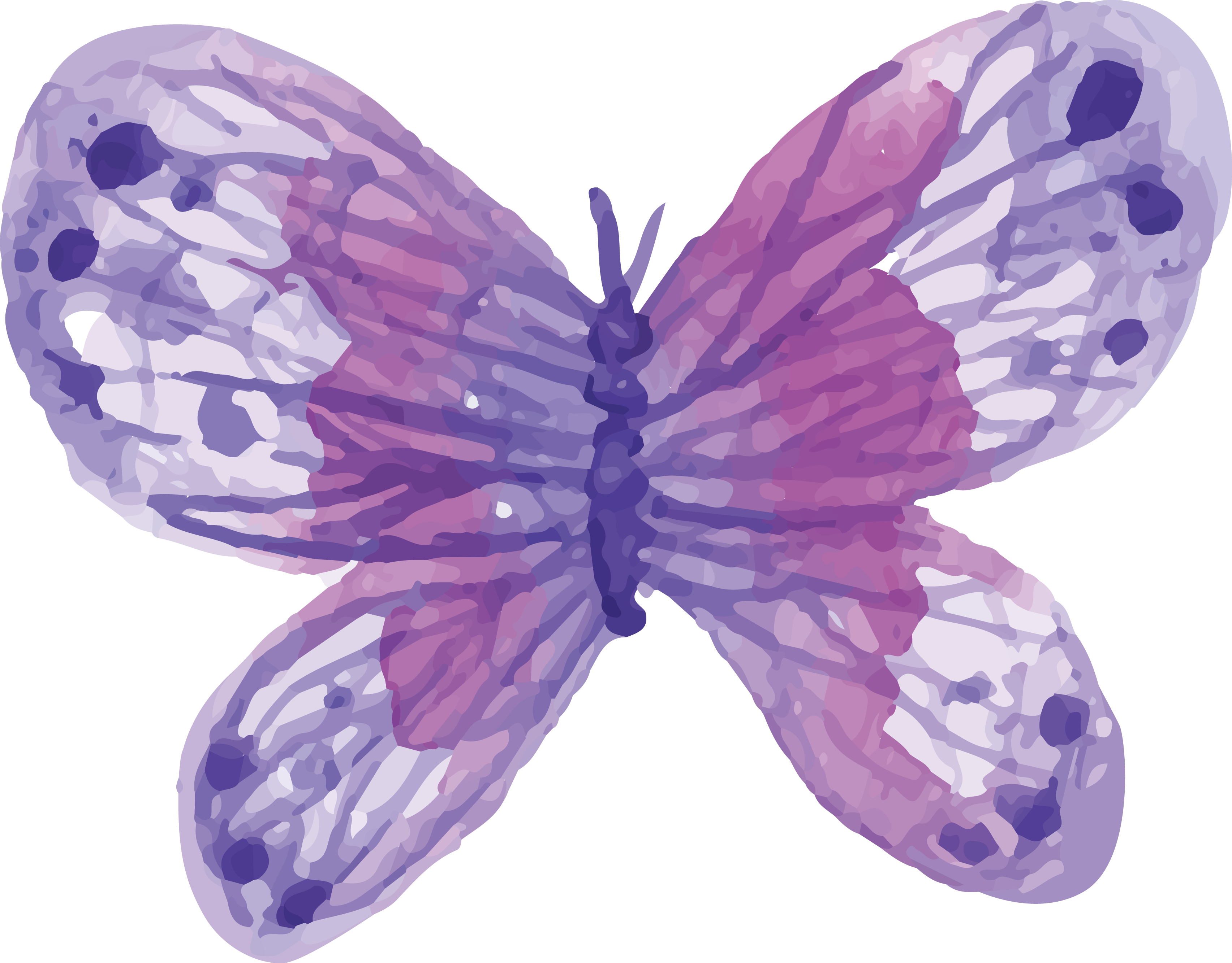 Abstract Purple Butterfly Illustration PNG image
