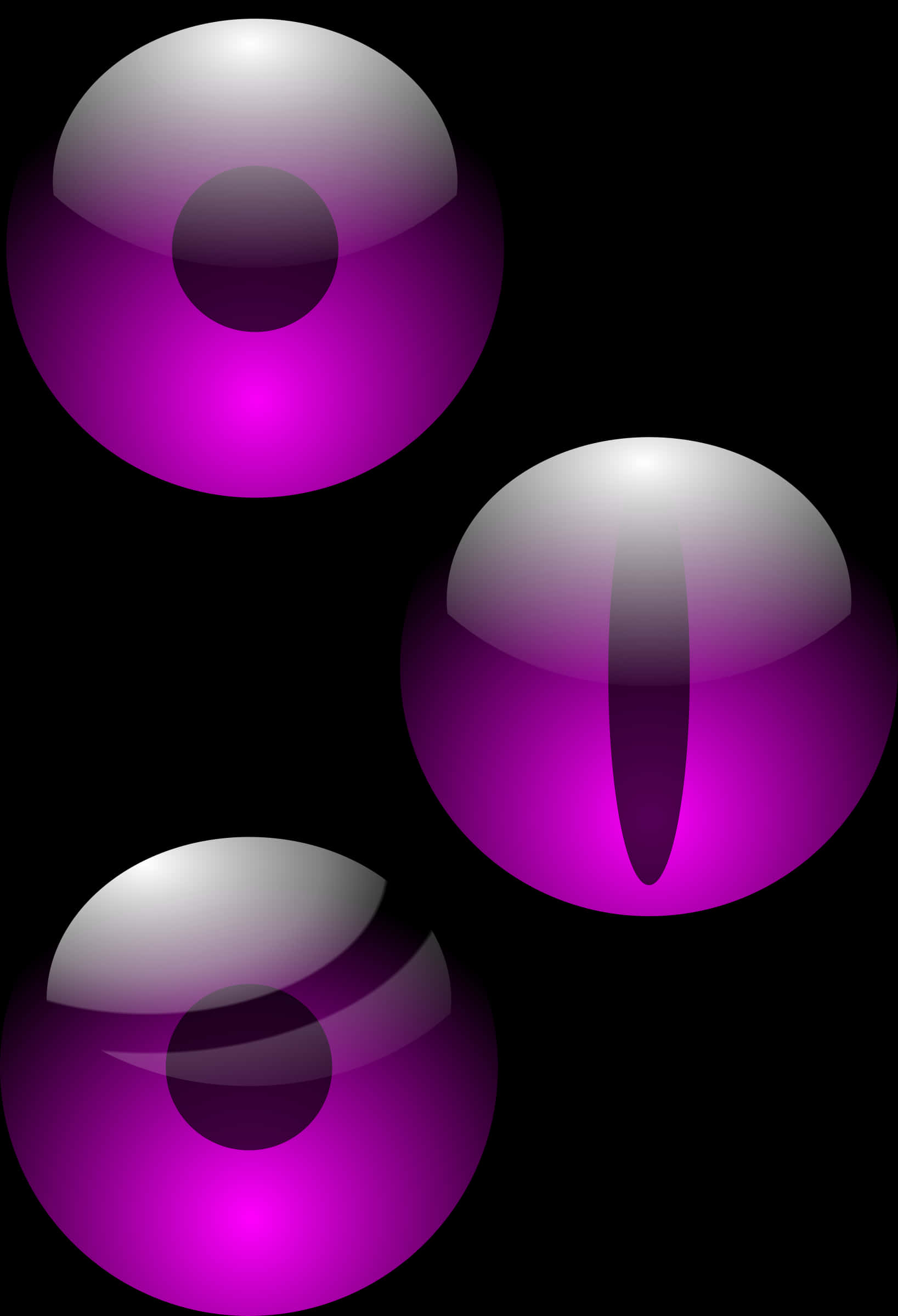 Abstract Purple Eyeball Illustrations PNG image