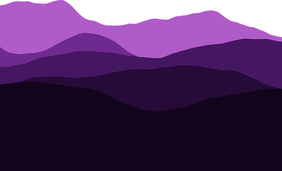 Abstract Purple Mountain Layers PNG image
