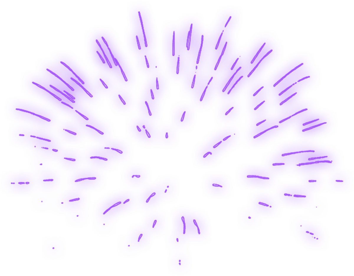 Abstract Purple Scribbles PNG image