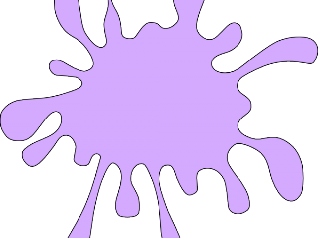 Abstract Purple Splash Illustration PNG image