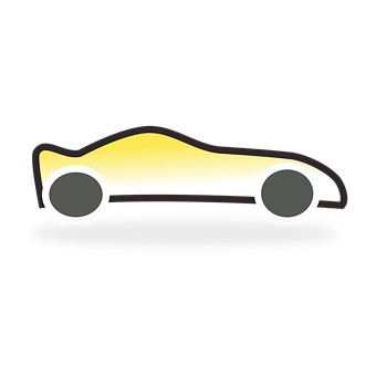 Abstract Racing Car Icon PNG image